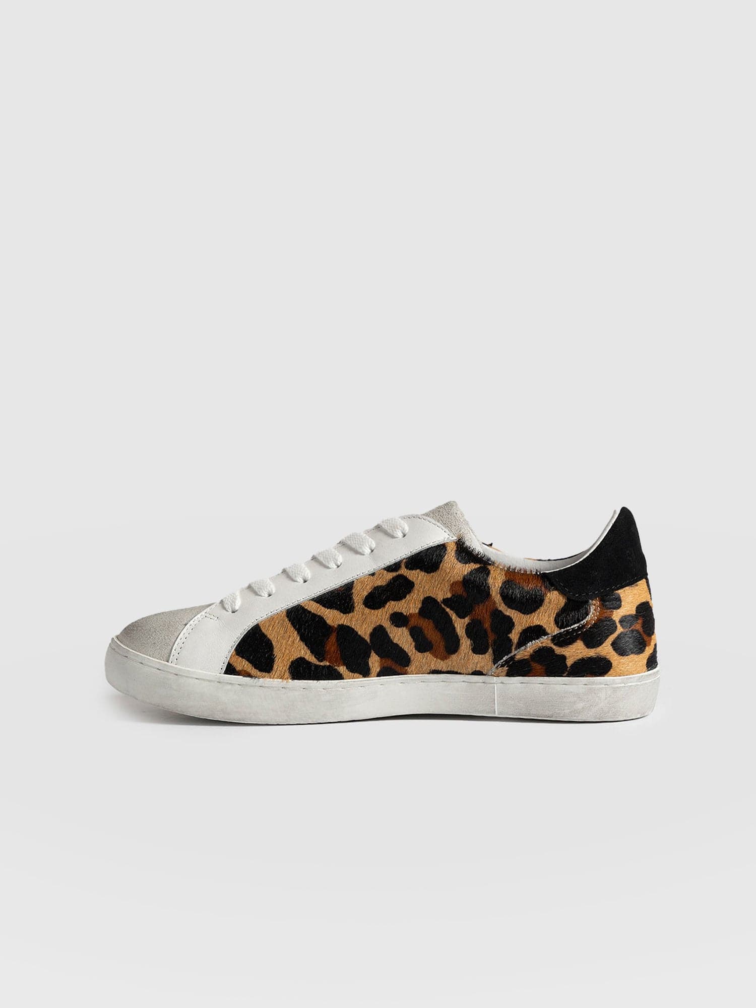 Spitalfield Trainers Leopard - Women's Trainers | Saint + Sofia® UK