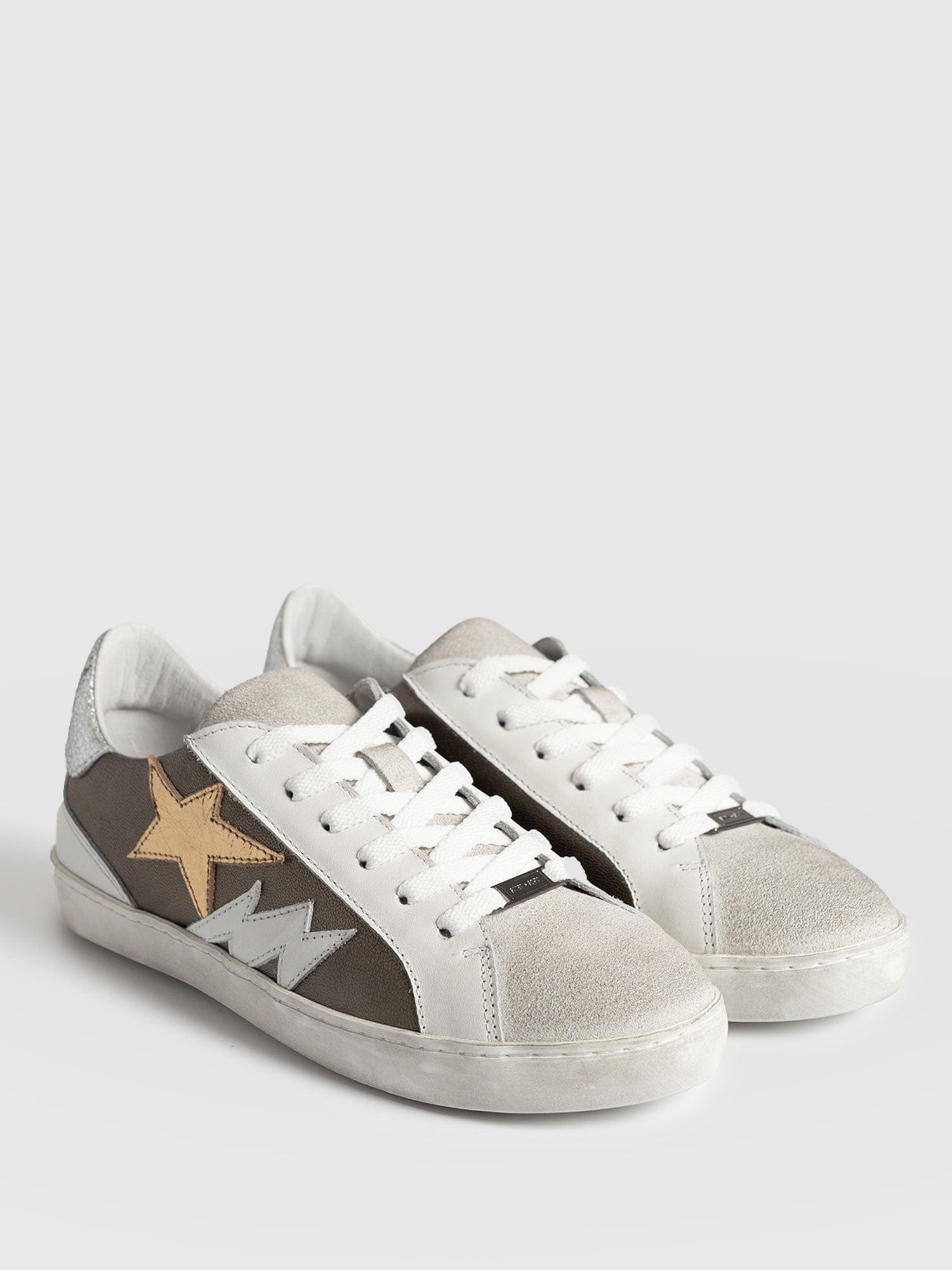 Spitalfields Trainers Metallic Gold - Women's Trainers | Saint + Sofia® UK