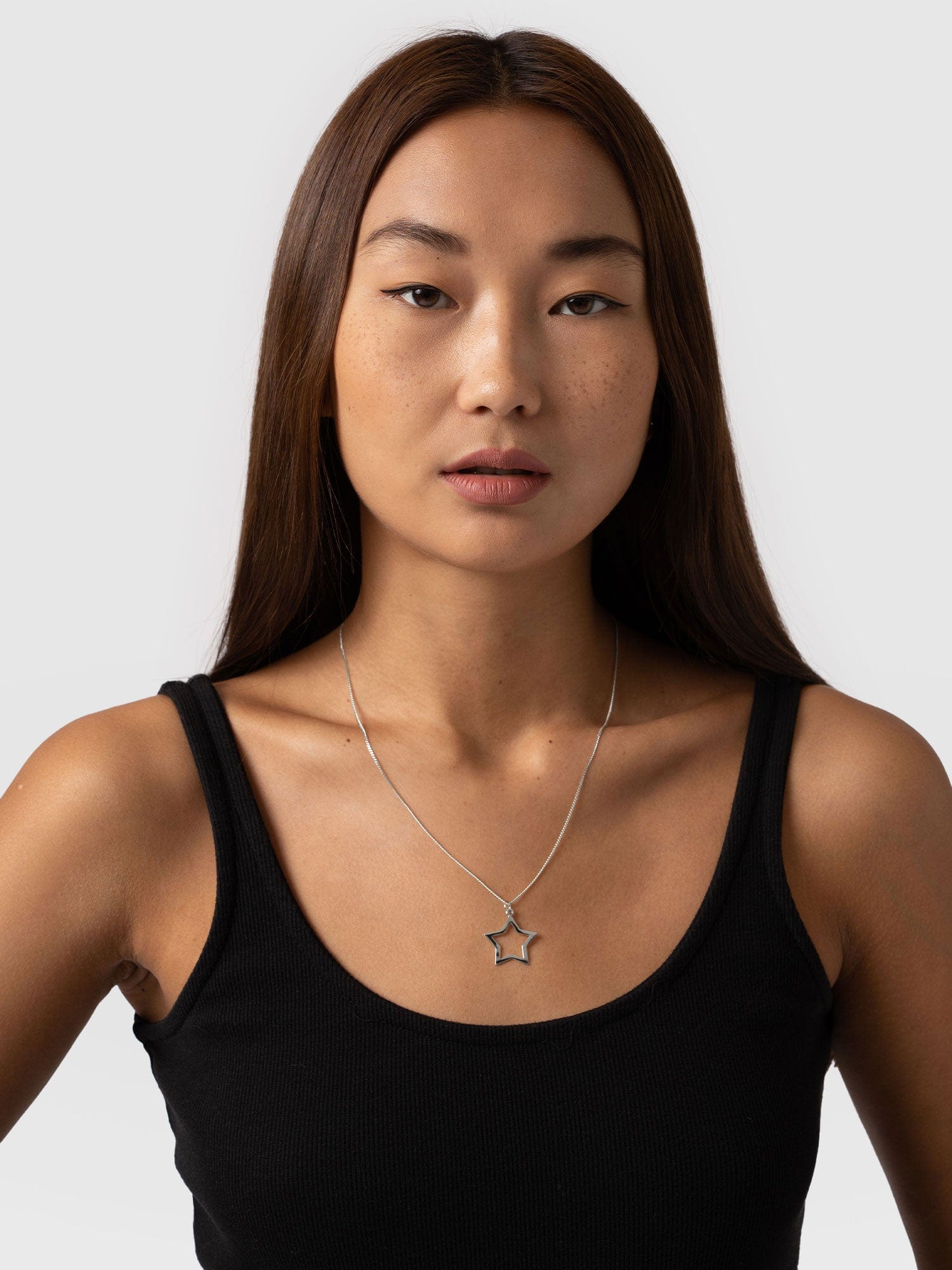 Star Pendant Necklace Silver - Women's Necklaces | Saint + Sofia® UK