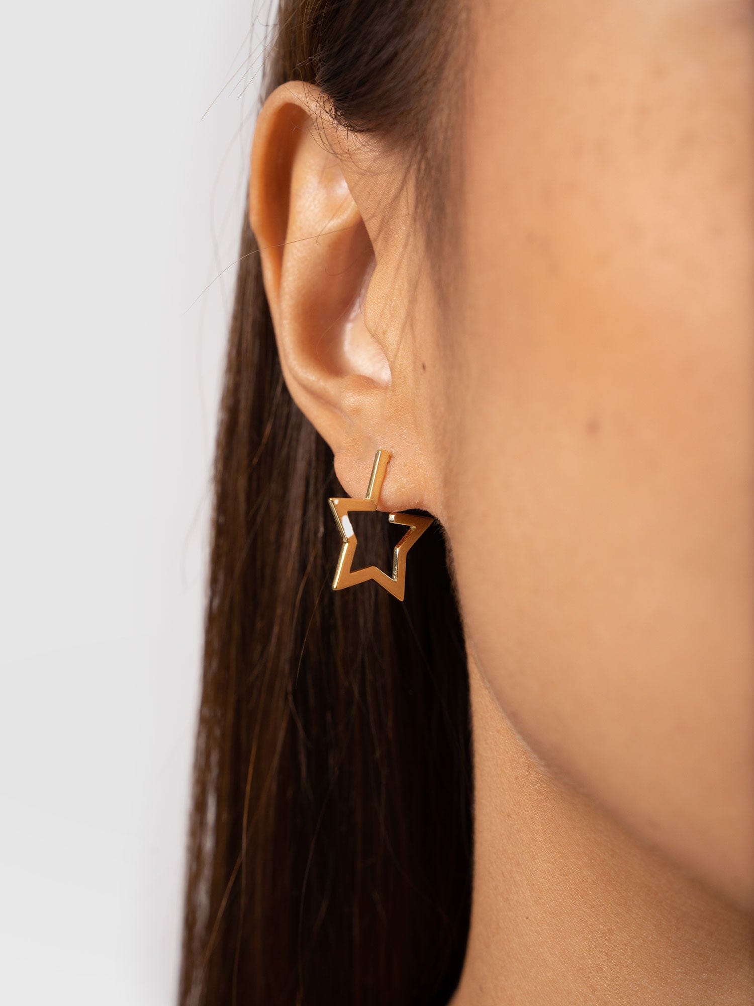 Star Stud Earrings Gold - Women's Earrings | Saint + Sofia® UK