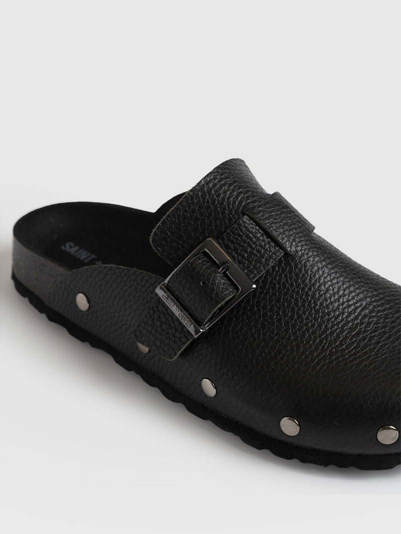 Studded Clogs - Black