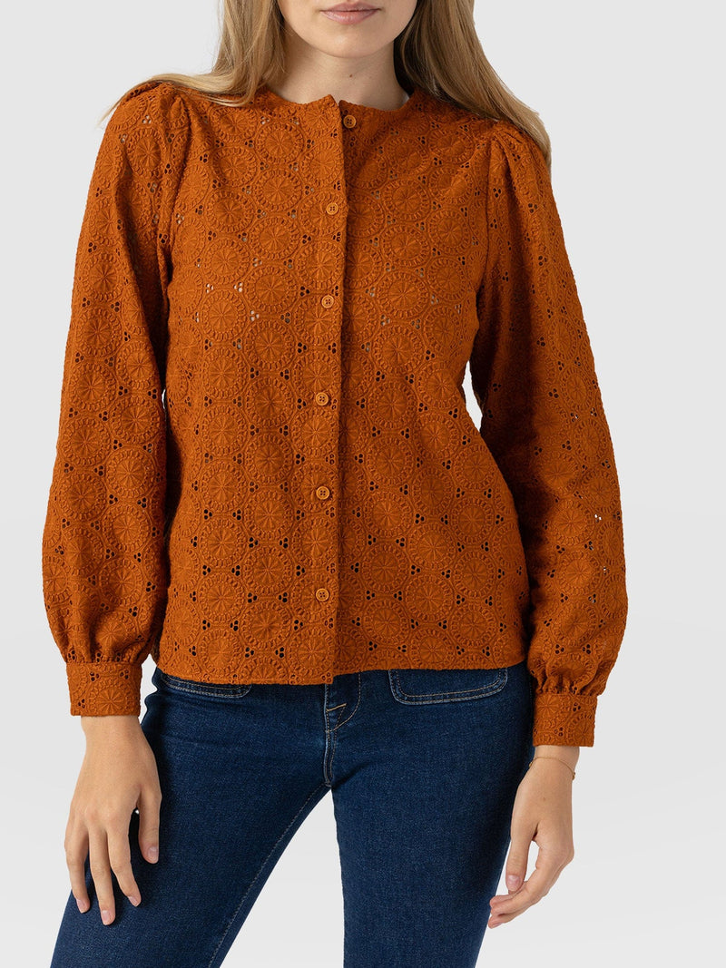 Tabitha Blouse - Tan