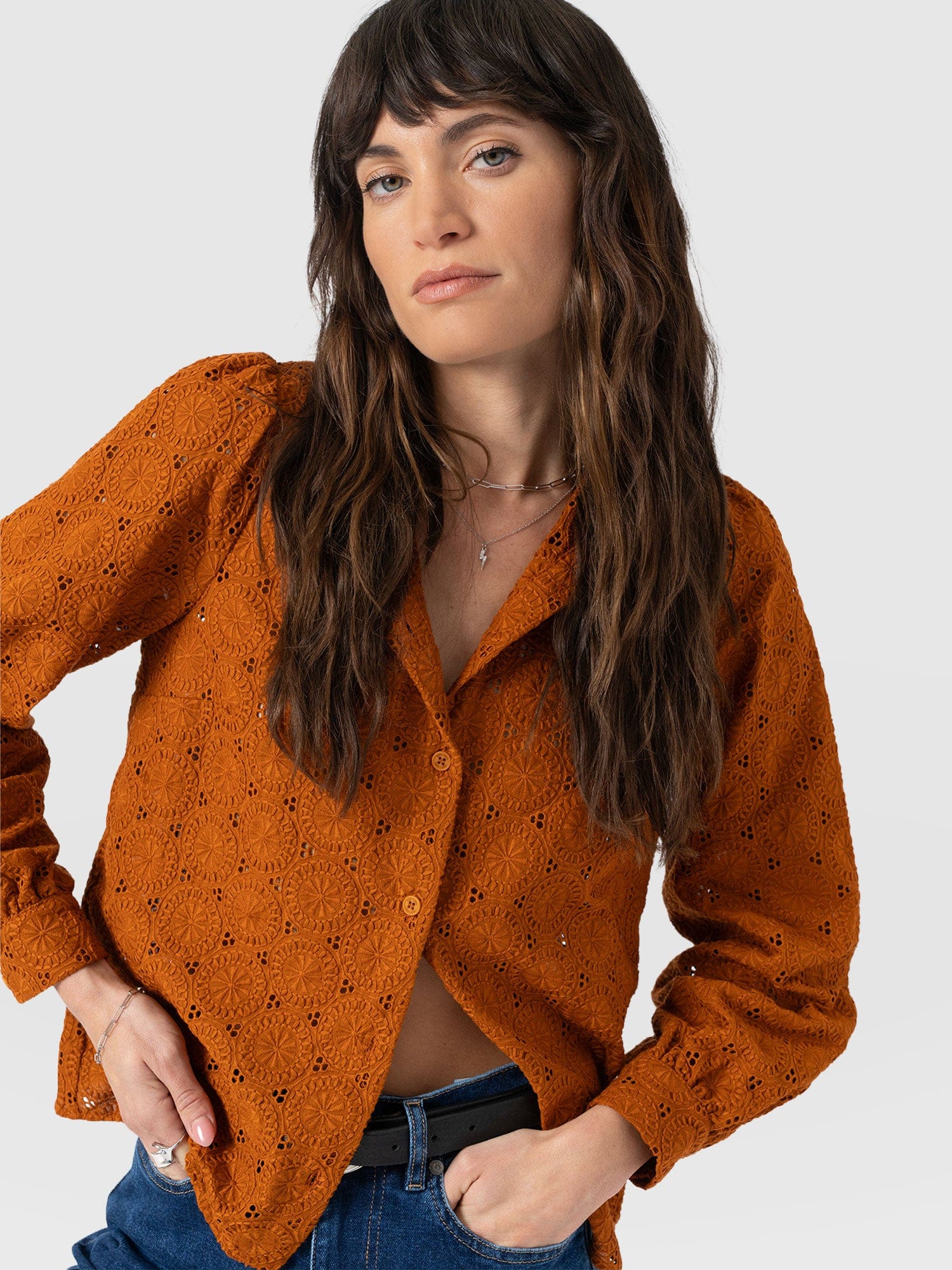 Tabitha Blouse - Tan