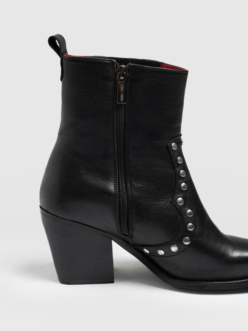 Texas Studded Boot - Black