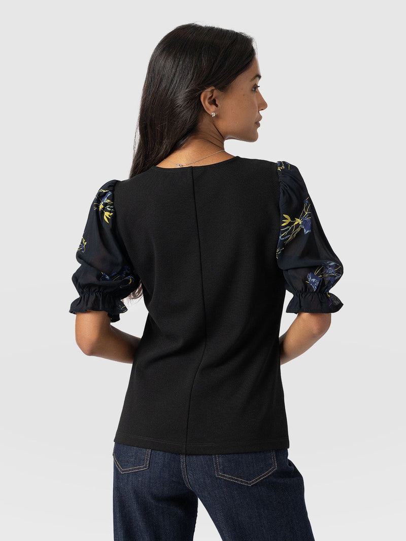 Tori Puff Sleeve Top - Blue Lily Gardens