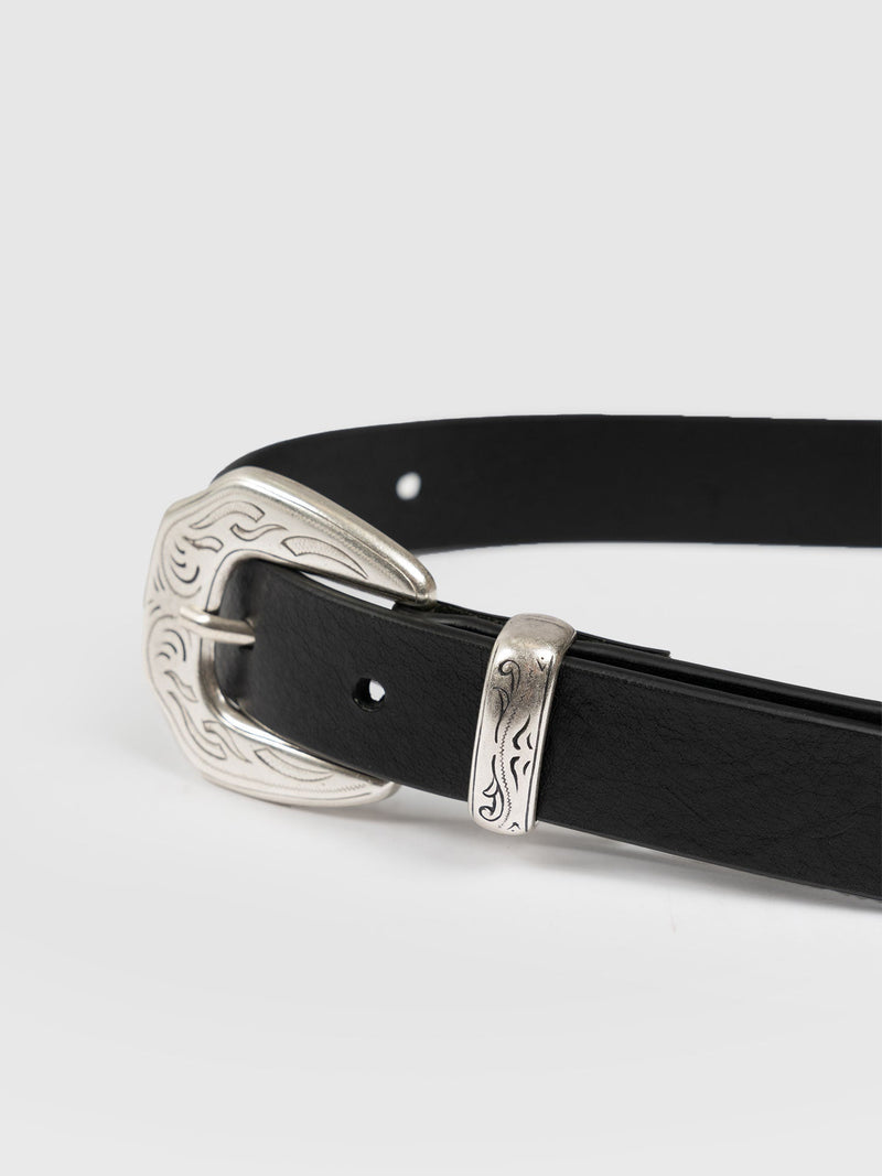 Western Belt - Black