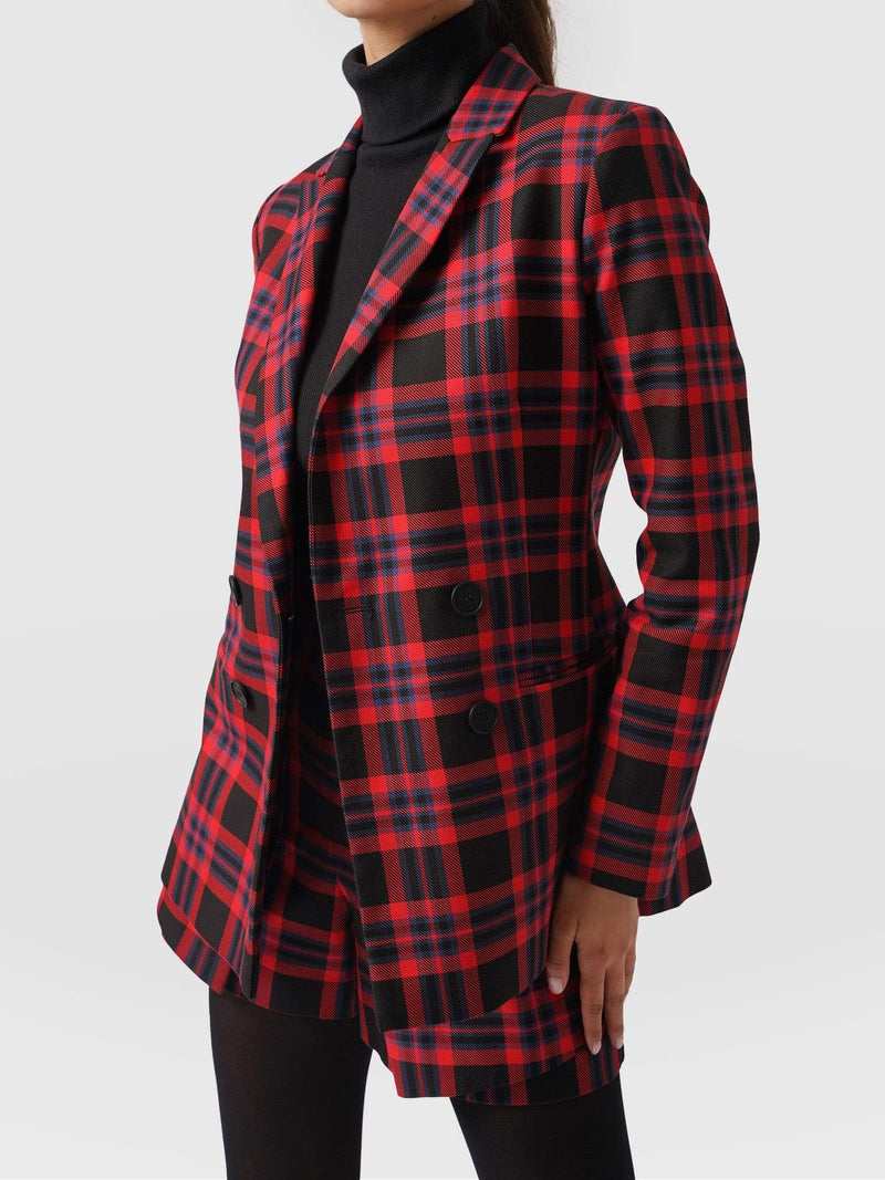 Cambridge Blazer - Red Check