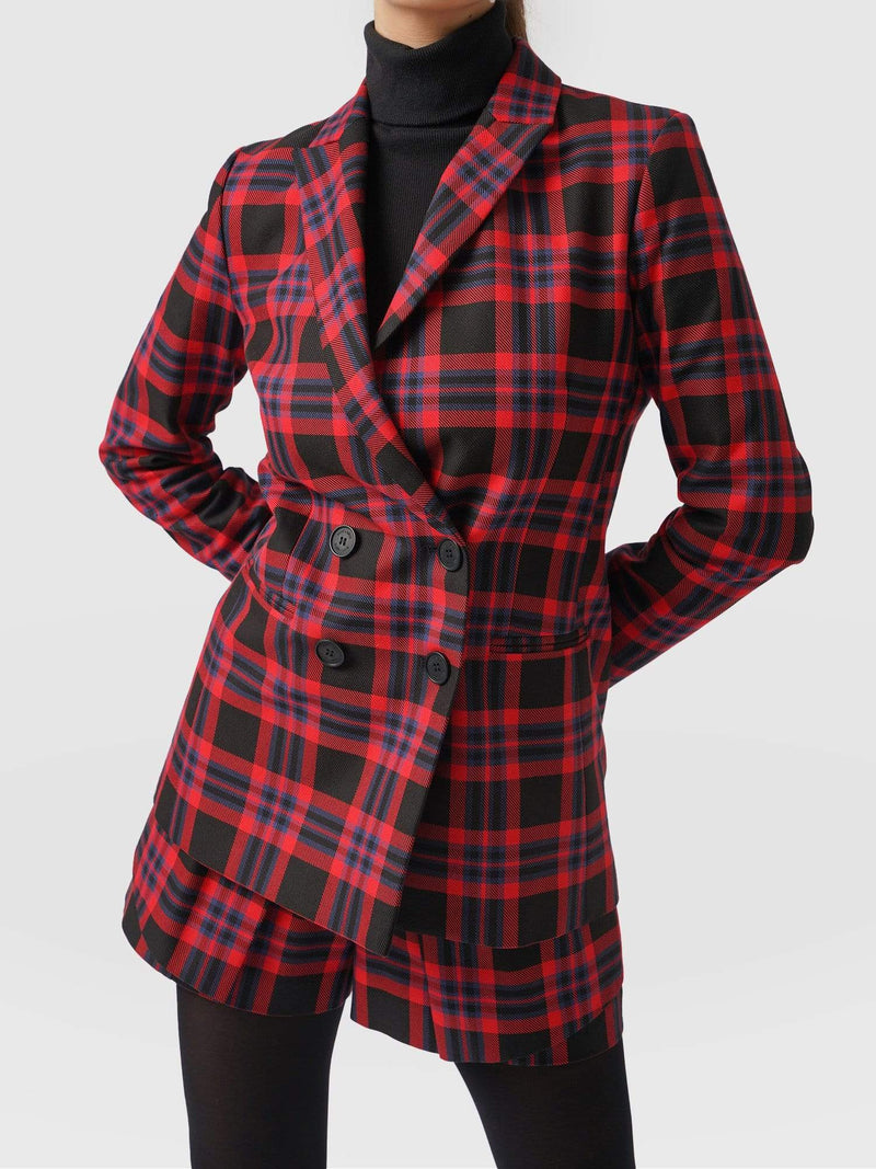 Cambridge Blazer - Red Check