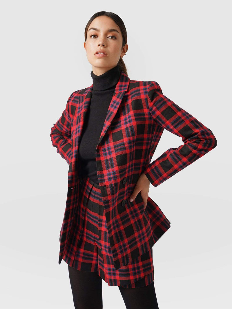 Cambridge Blazer - Red Check