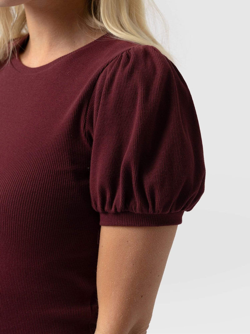 Cavendish Tee - Burgundy