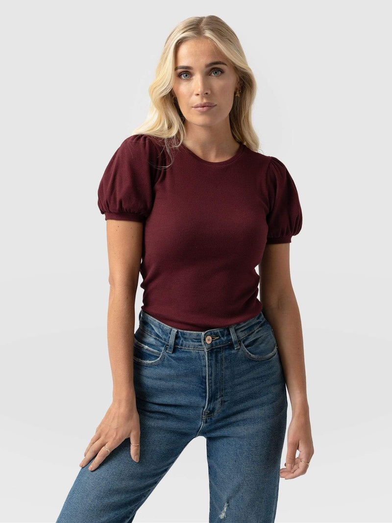 Cavendish Tee - Burgundy