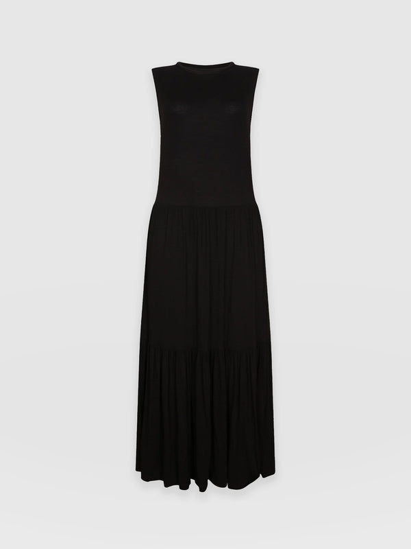 Greenwich Dress - Jersey Black