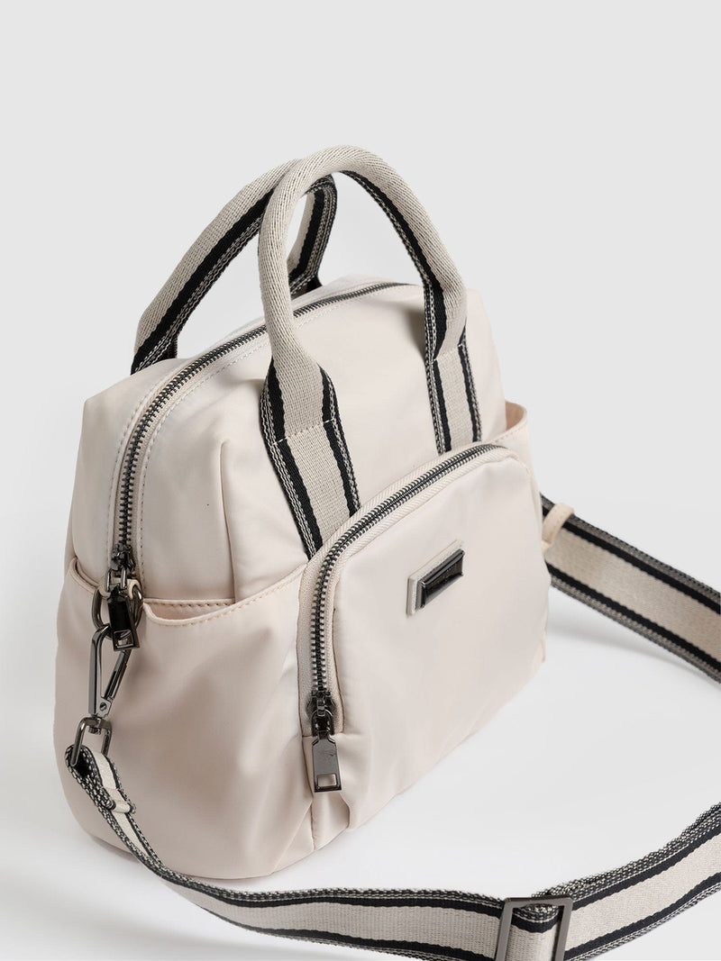 Nylon Noho Bag - Cream