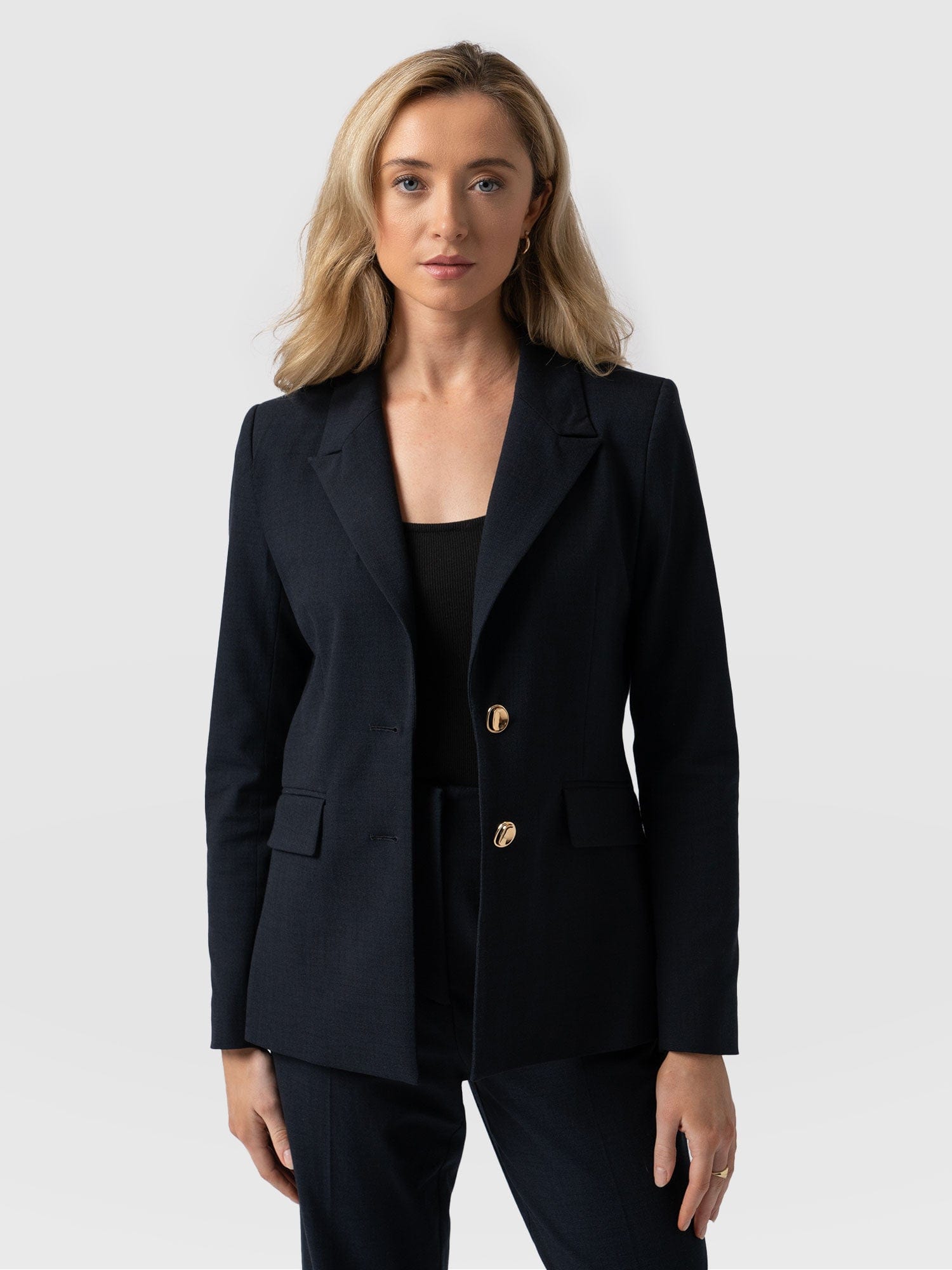 Payton Blazer - Blue Black