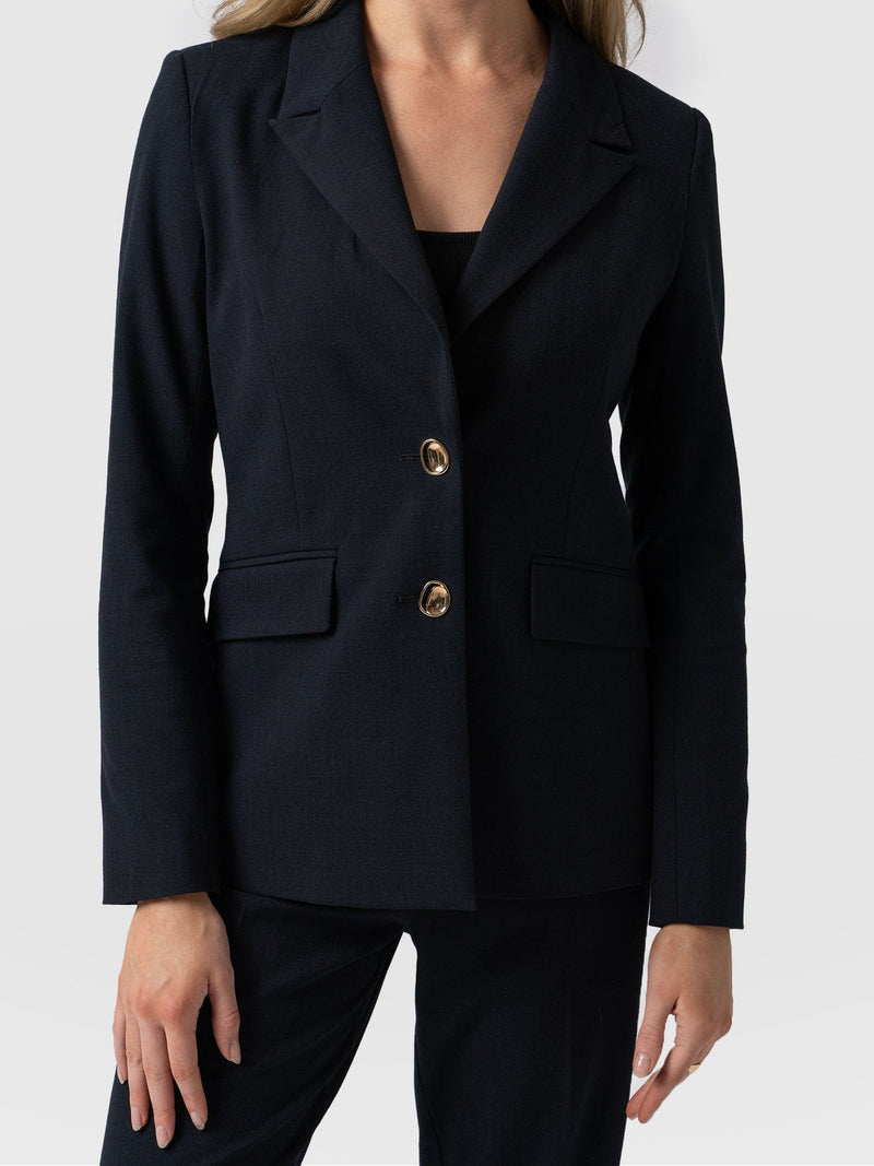 Payton Blazer - Blue Black