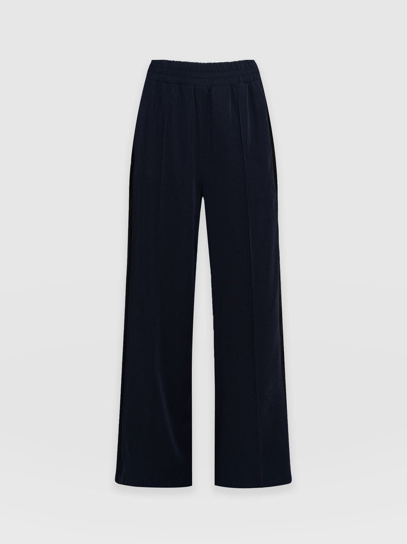 Adaline Wide Leg Pant - Navy