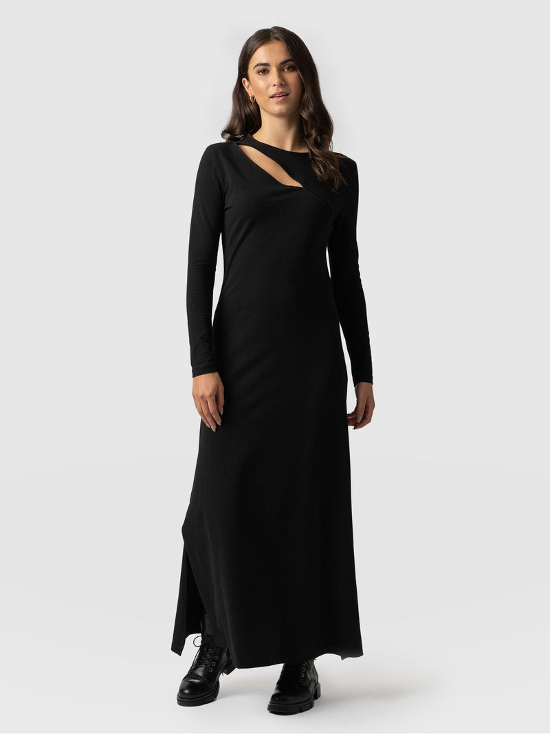 Reveal Runway Dress - Black