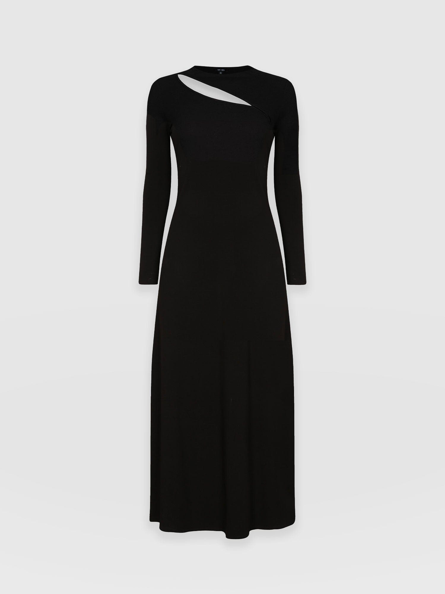 Reveal Runway Dress - Black