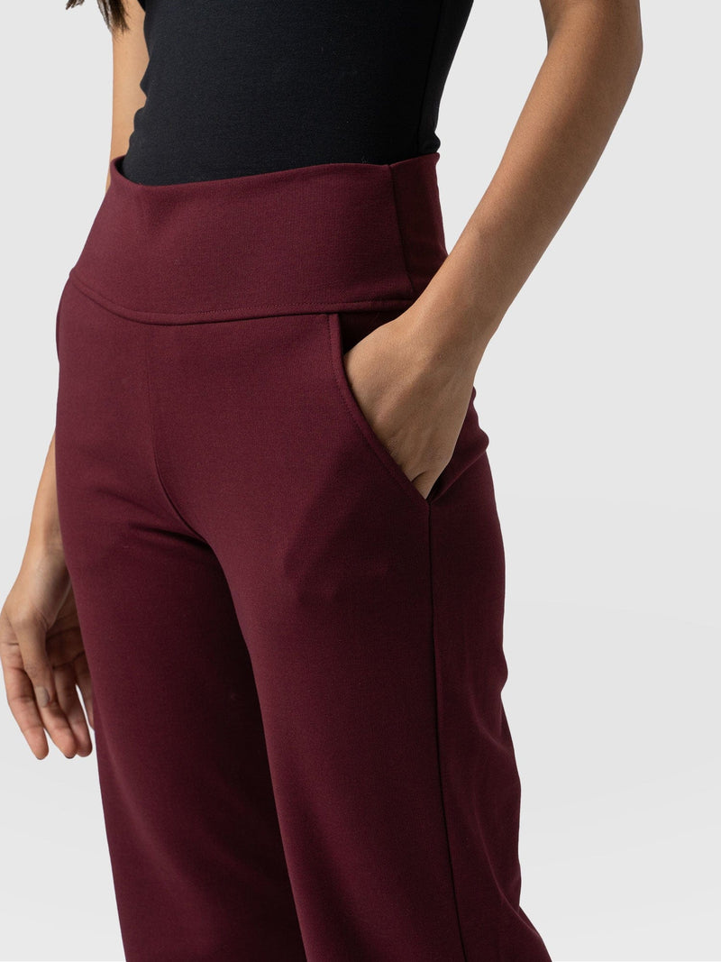 Runway Pant - Burgundy