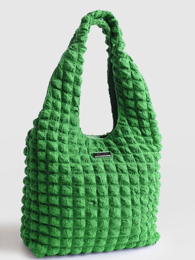 Soho Shoulder Tote Bag - Green