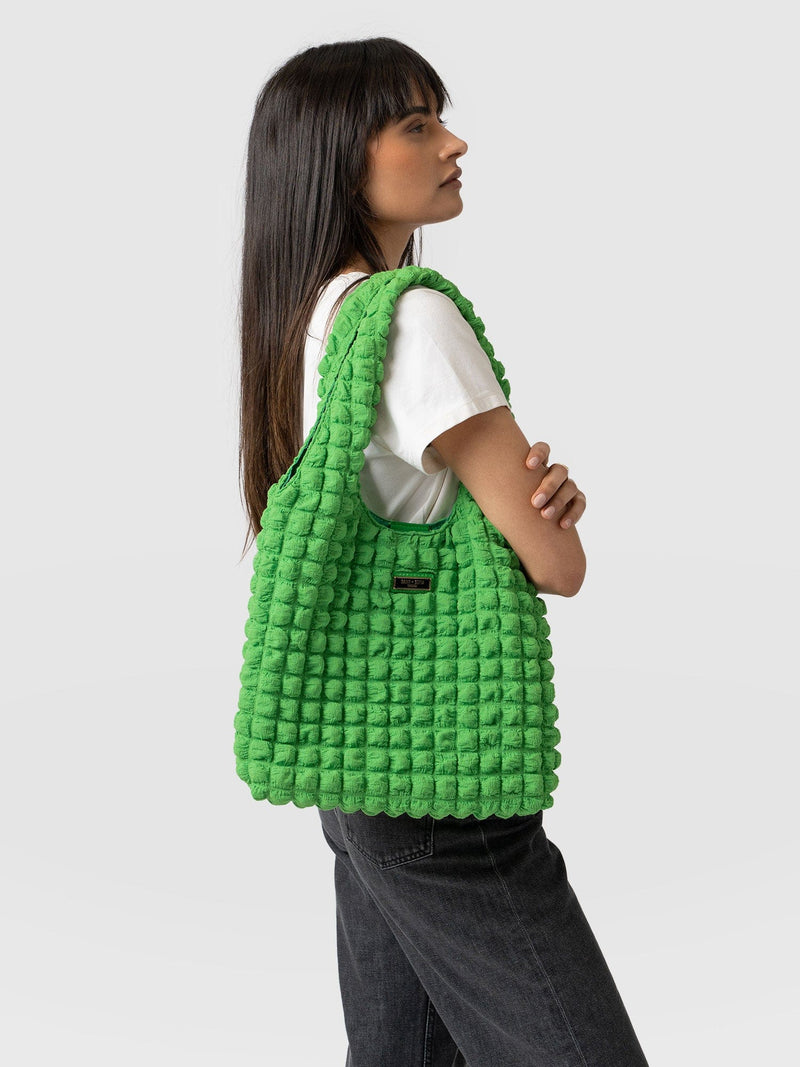 Soho Shoulder Tote Bag - Green