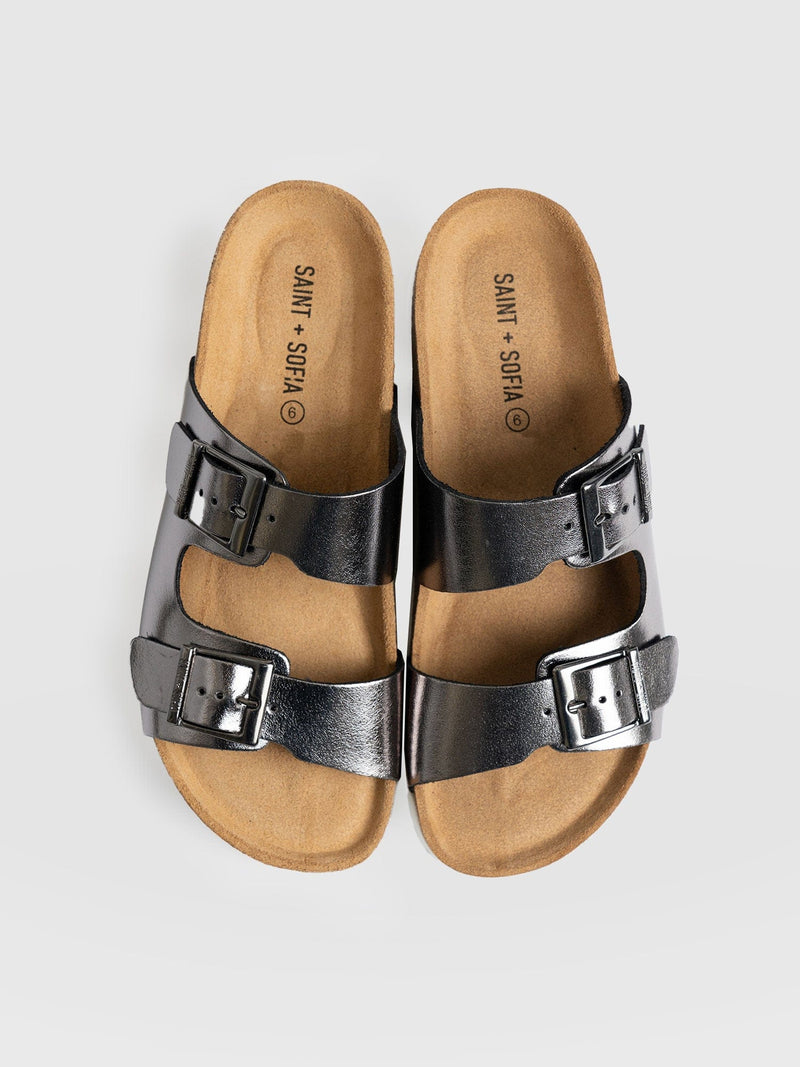 Sutton Sandals - Gunmetal