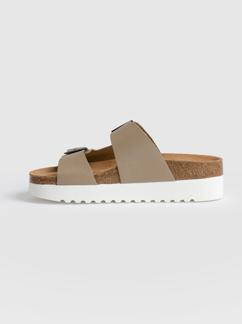 Sutton Sandals - Taupe