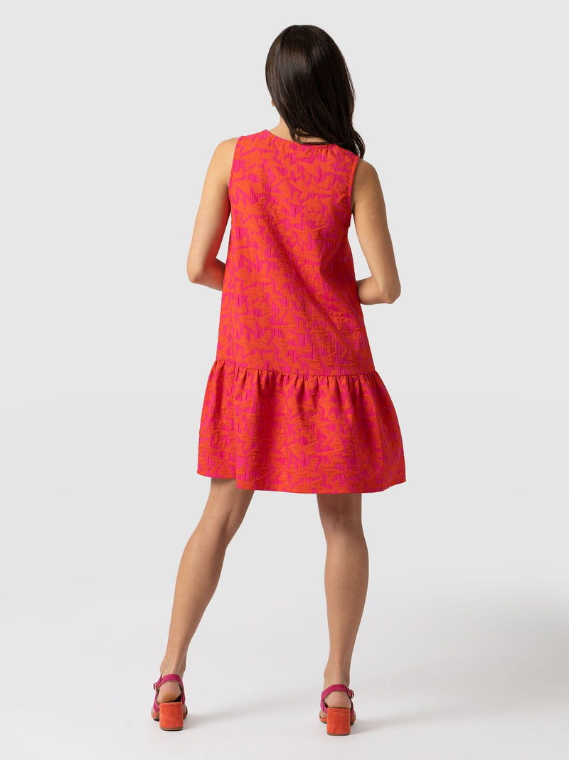 Victoria Shift Dress - Festival Jacquard