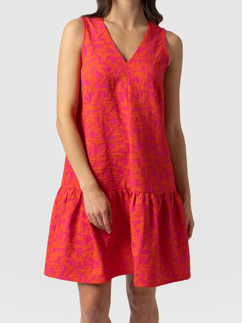 Victoria Shift Dress - Festival Jacquard